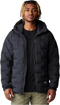 Mountain Hardwear Men's Stretchdown Parka, Black, Small at Amazon
